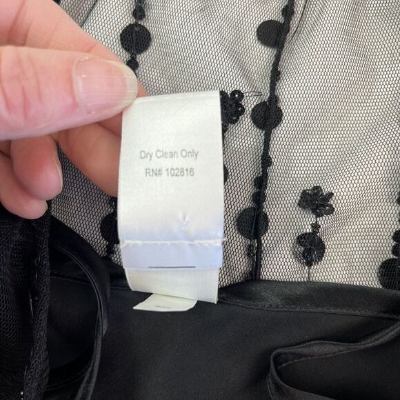 Garnet Hill Silk Beaded sheer Y2K Dress 2P Whimsigoth Fairy Sequin festival - Picture 11 of 14